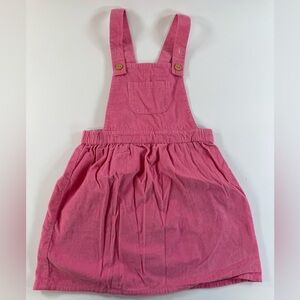 Little Paper Doll Pink Overall Jumper - Size 6 - EUC